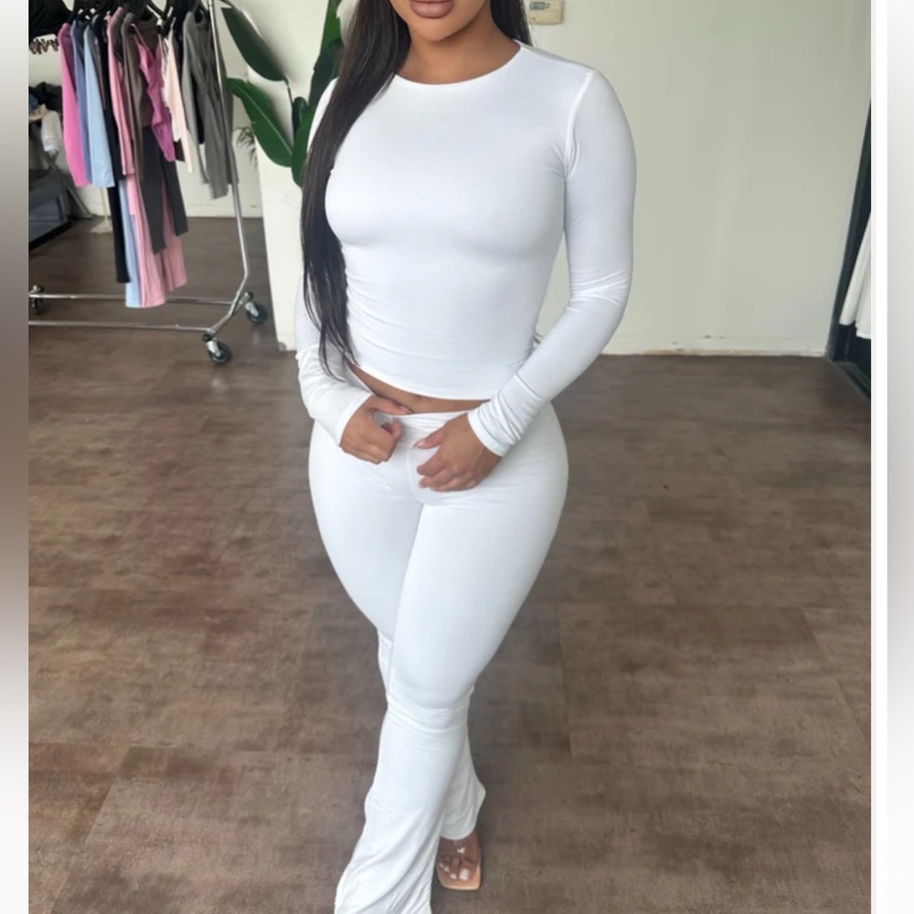 Top and bottoms, comfortable fit.
